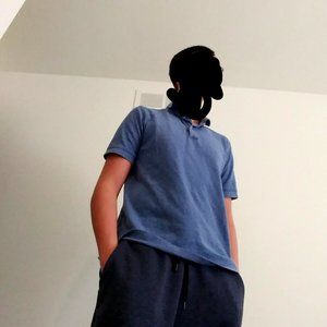 Faded Glory Sky Blue Men's Shirt, Short Sleeve